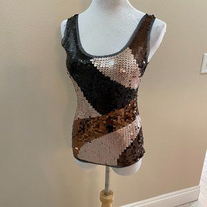 Sequin CACHE' sleeveless top